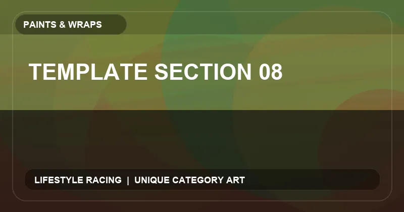 Template Section 08